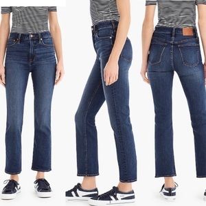 J. Crew NWT Billie Demi Boot Cut Jeans 28P 6 28 Petite Short high rise cropped